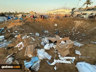 حمله به انبار دارو بیمارستان شهدای الاقصی