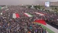 Massive rally in Sana'a backs 'siege for siege' policy, slams US-Saudi aggression on Iraq