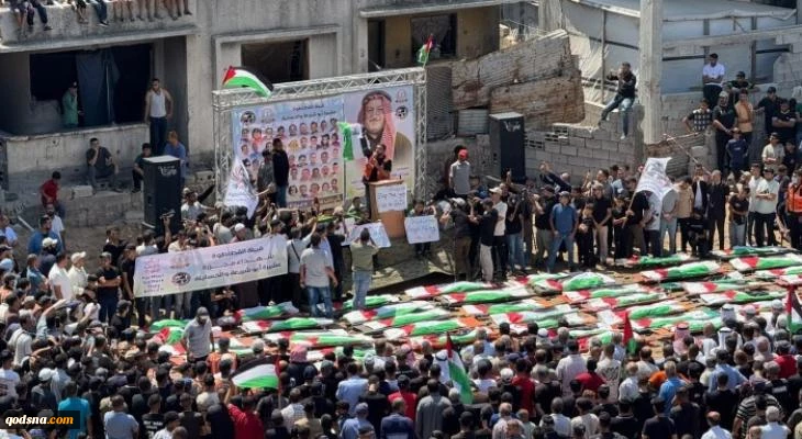 جهاد اسلامی: تشییع 112 شهید، سند زنده جنگ نسل‌کشی در غزه است 2
