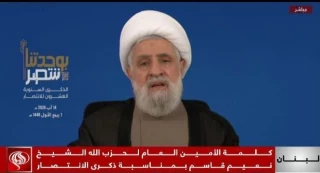 شیخ نعیم قاسم در سالگرد جنگ ۳۳ روزه:

پیروزی در جنگ ۳۳ روزه قدرت مقاومت را نشان داد/شهادت امام خامنه‌ای نقطه عطفی در نبرد موجودیتی با متجاوزان است