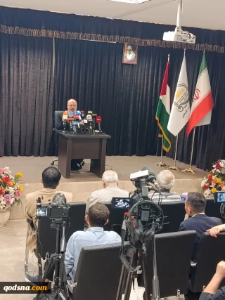 Press conference on the latest developments in Palestine-in photos