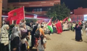 تجمع گسترده در مراکش در اعتراض به سفر وزیر صهیونیستی


 5
