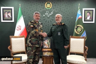 در دیدار سخنگوی سپاه با سخنگوی ارتش مطرح شد؛

سردار محبی: همدلی ارتش و سپاه باید در تاریخ ثبت شود |  امیر اکرمی‌نیا: وحدت تضمین‌کننده پیروزی نهایی است