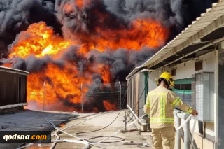 آتش‌سوزی گسترده در یک کارخانه رژیم صهیونیستی