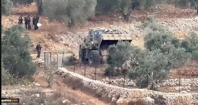 الاحتلال يصدر أوامر بمصادرة أراضٍ في قرية الفندق شرق قلقيلية 2