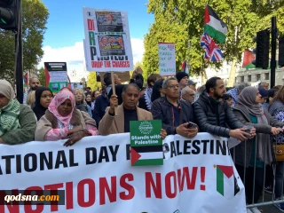 An estimated quarter of a million join London march marking three years of genocide in Gaza