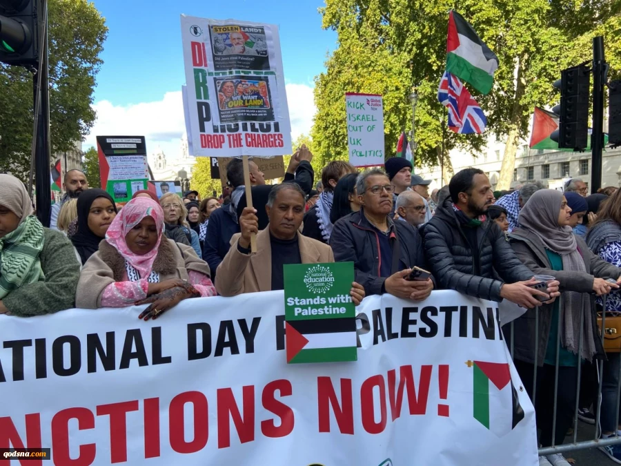 An estimated quarter of a million join London march marking three years of genocide in Gaza