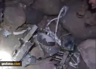 سرنگونی پهپاد  عربستان در آسمان صعده
