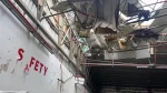 تصاویری از خسارت یک کارخانه در منطقه «اخزیو» در شمال شهر نهاریا بر اثر انفجار پهپاد مقاومت اسلامی