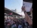 حامیان فلسطین در ژنو سوئیس تجمع کردند و ضمن اعلام همبستگی با فعالان کشتی مادلین، خواستار پایان نسل‌کشی در غزه شدند