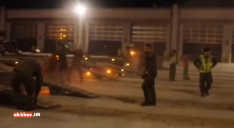 شب گذشته اولین سری از تانک‌های آبرامز M1A2 که توسط لهستان از آمریکا خریداری شده بود، به ورشو رسید.