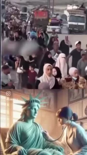 زنی که به نماد شیطان تشبیه شد