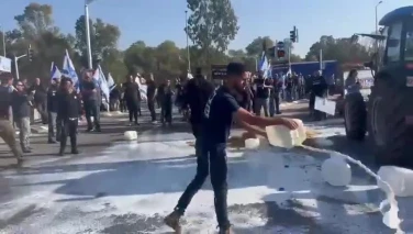 اعتراض دامداران اسرائیلی / بحران لبنیات به خیابان‌ها کشیده شد 3