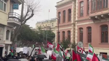 تظاهرات مردم ترکیه در حمایت از جمهوری اسلامی ایران