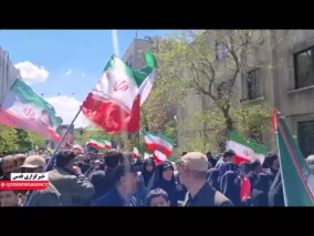 خیل عزاداران در سوگ اربعین حضرت آیت‌الله امام شهید خامنه‌ای