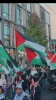 صدها معترض در هانوفر آلمان در حمایت از فلسطین به خیابان‌ها آمدند
